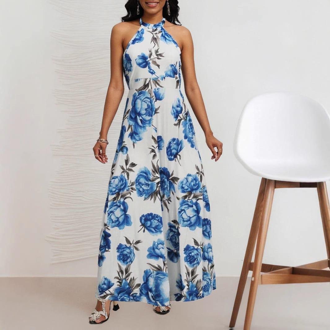 1 Robe Chic Sans Manches à col licou – Élégance Assurée 1 1-Robe-Chic-Sans-Manches-a-col-licou