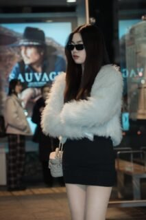 femme élégante dans un décor urbain de nuit