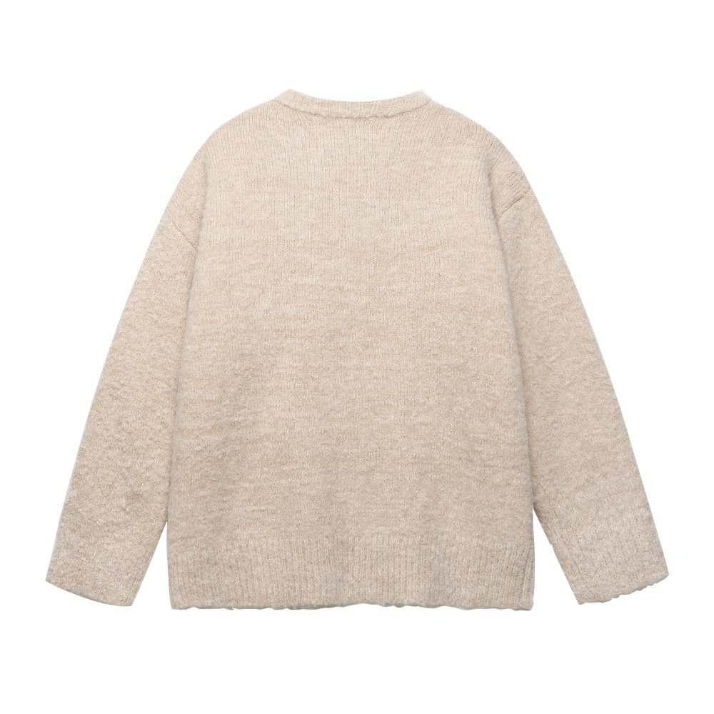 Pull manches longues-bleu-vue de dos-beige-1