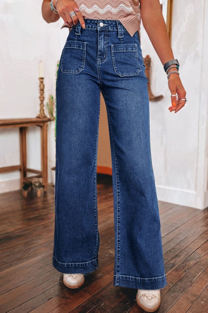 Jeans larges femme